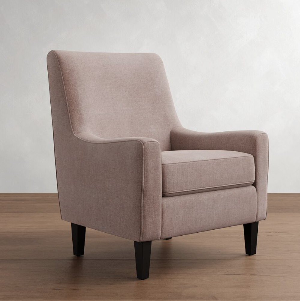 Upholstered armchair